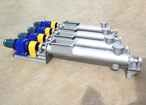 क्षैतिज पेंच कन्वेयर